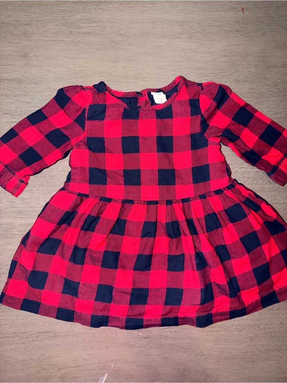 Red & Black Plaid gap Kids Dress - Classic Buffalo Check